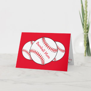 Baseball Mum Mothers Day Card