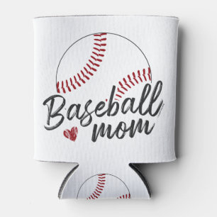 Baseball Mum, Personalised Name & Number - GLS Can Cooler