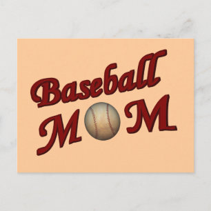 Baseball Mum Postcard
