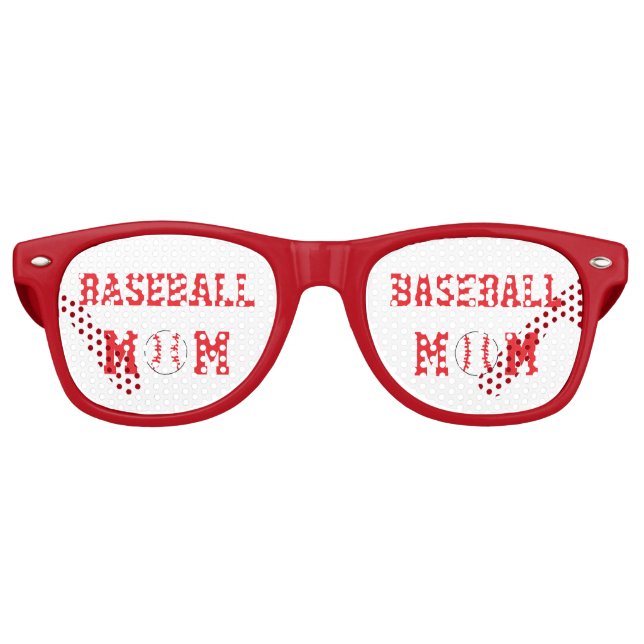 Baseball Mum Retro Sunglasses (Front)