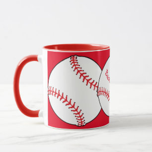 Baseball Mum Ringer Mug
