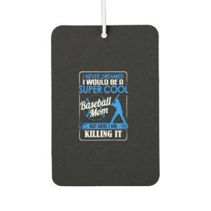 Baseball Mum Shirt Car Air Freshener