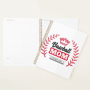 Baseball Mum Shirt The Best Ever Crown  Planner