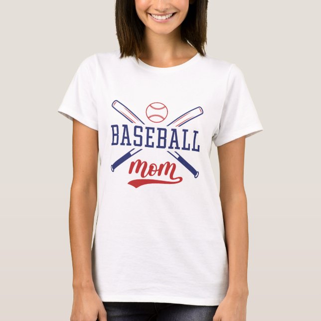 Baseball Mum T-Shirt (Front)