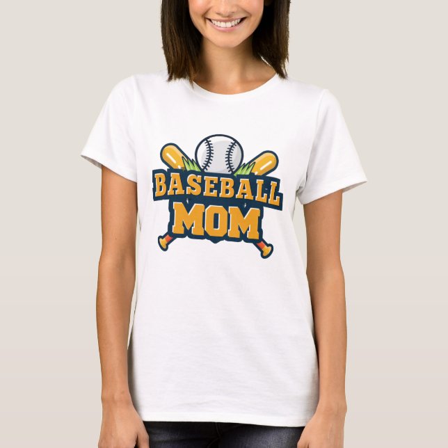 Baseball Mum T-Shirt (Front)
