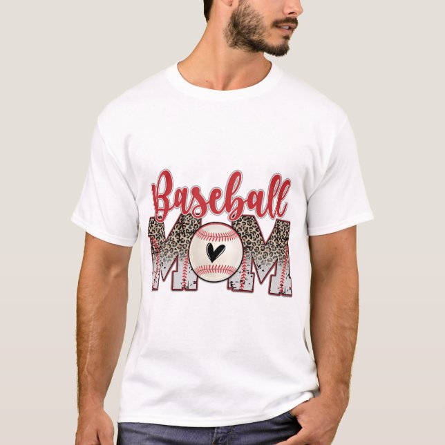 baseball mum  T-Shirt (Front)
