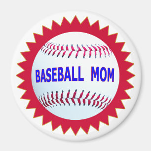 Baseball Mum T-Shirts and Unique Gift Products Magnet