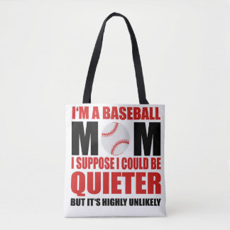 Baseball mum tote