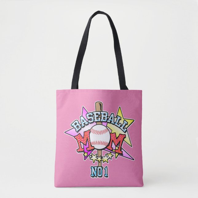 Baseball Mum Tote Bag (Front)