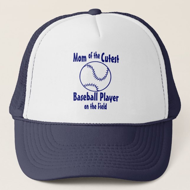 Baseball Mum Trucker Hat (Front)