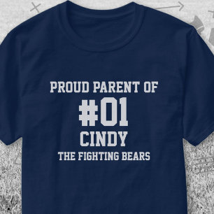 Baseball Navy White Team T-Shirt