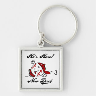 Baseball New Dad T-shirts and Gifts Key Ring