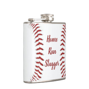 Baseball Nickname Trophy Gag Gift Hip Flask