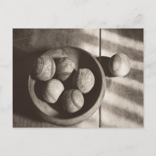 Baseball Nostalgia - Baseballs Postcard