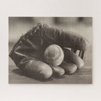 Baseball Nostalgia - Mitt and Baseball