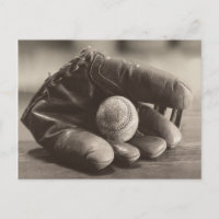 Baseball Nostalgia - Mitt and Baseball