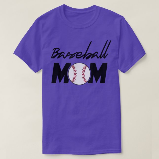 Baseball Novelty Design Baseball Mom, Mother, Gran T-Shirt (Design Front)
