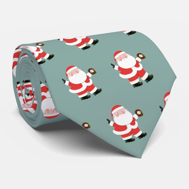 Baseball Novelty Gift Neck Tie (Rolled)