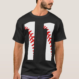 Baseball Number 11 11 Baseball  Jersey Favourite P T-Shirt