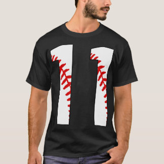 Baseball Number 11 11 Baseball  Jersey Favourite P T-Shirt