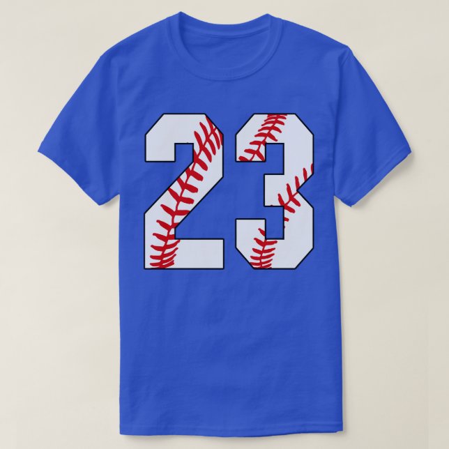 Baseball Number 23 23 Baseball  Jersey Favourite P T-Shirt (Design Front)