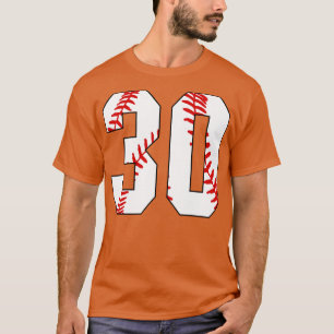 Baseball Number 30 30 Baseball  Jersey Favourite P T-Shirt