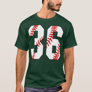 Baseball Number 36 36 Baseball  Jersey Favourite P T-Shirt
