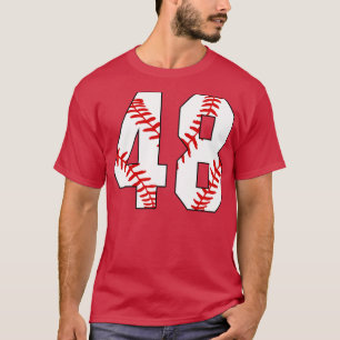 Baseball Number 48 48 Baseball Jersey Favourite P T-Shirt