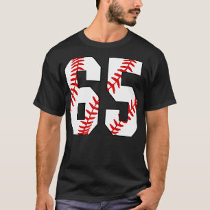 Baseball Number 65 65 Baseball Jersey Favourite P T-Shirt