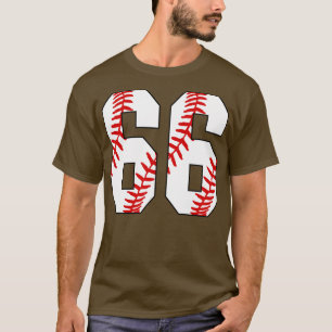 Baseball Number 66 66 Baseball Jersey Favourite P T-Shirt