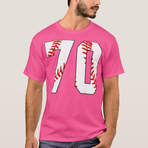 Baseball Number 70 70 Baseball Jersey Favourite P T-Shirt