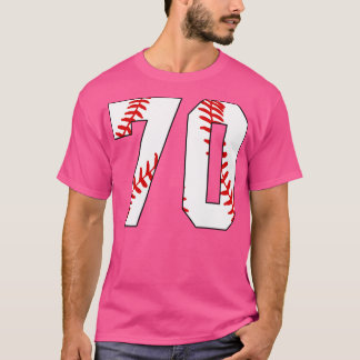 Baseball Number 70 70 Baseball Jersey Favourite P T-Shirt