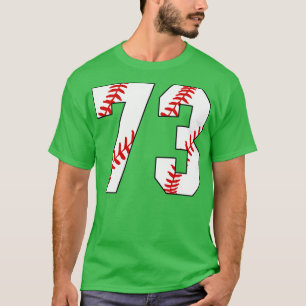 Baseball Number 73 73 Baseball Jersey Favourite P T-Shirt