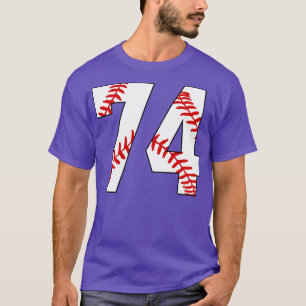 Baseball Number 74 74 Baseball Jersey Favourite P T-Shirt