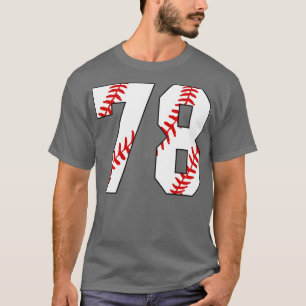 Baseball Number 78 78 Baseball Jersey Favourite P T-Shirt