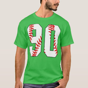 Baseball Number 90 90 Baseball  Jersey Favourite P T-Shirt