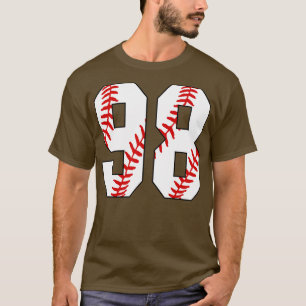 Baseball Number 98 98 Baseball Jersey Favourite P T-Shirt