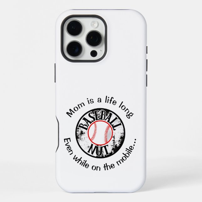 Baseball nut   iPhone case (Back)