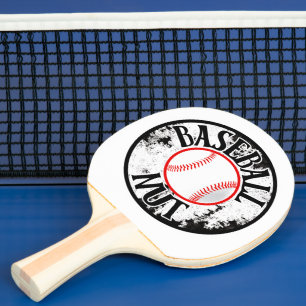 Baseball nut  ping pong paddle