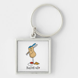 Baseball Nut T-shirts and Gifts Key Ring