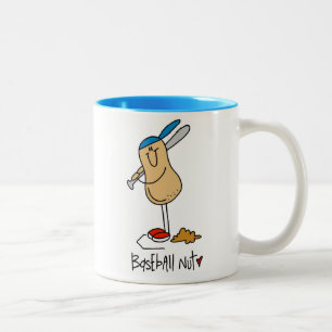 Baseball Nut T-shirts and Gifts Two-Tone Coffee Mug