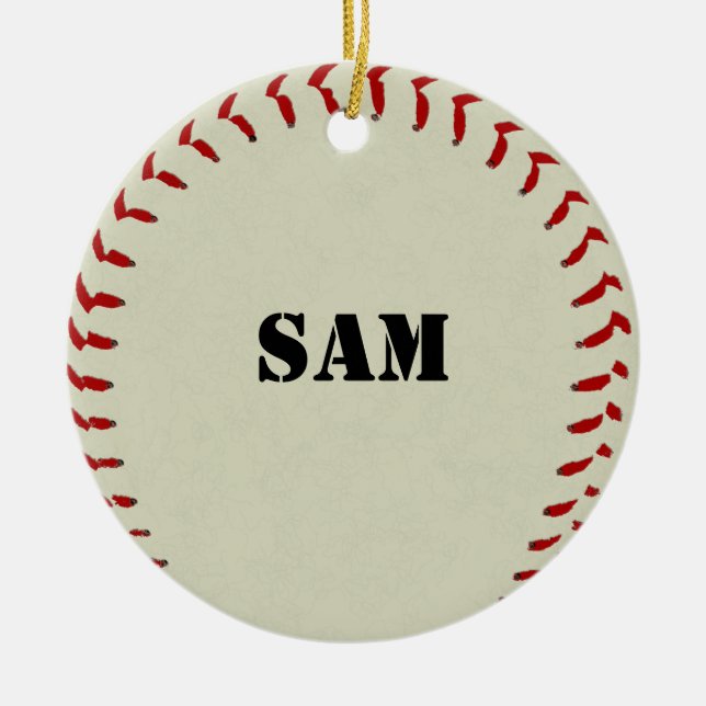 Baseball Ornament (Front)