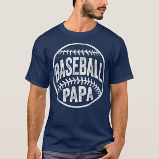 Baseball Papa T Coach Father's Day T-Shirt