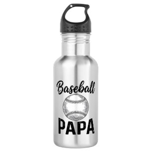 Baseball Papa Vintage Engraving Shirt Design_1 532 Ml Water Bottle