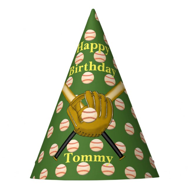 Baseball Paper Hats (Front)