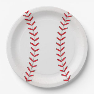 Baseball Paper Plate