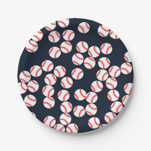 Baseball Paper Plate