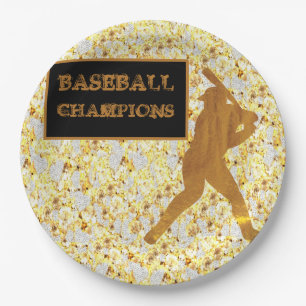 Baseball Paper Plate