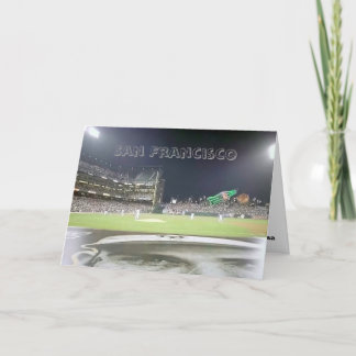Baseball Park, San Francisco Card
