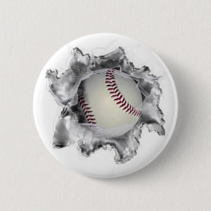 Baseball Party Favours 6 Cm Round Badge